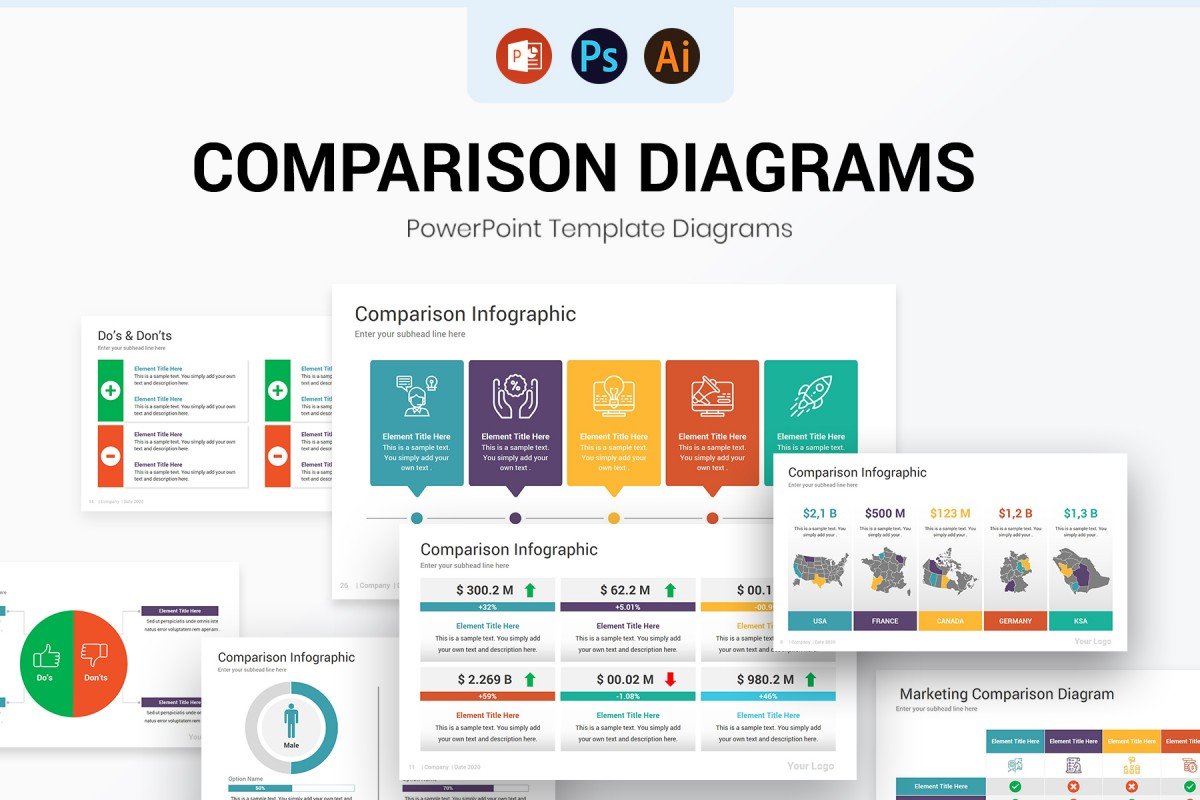 Comparison PowerPoint Infographics